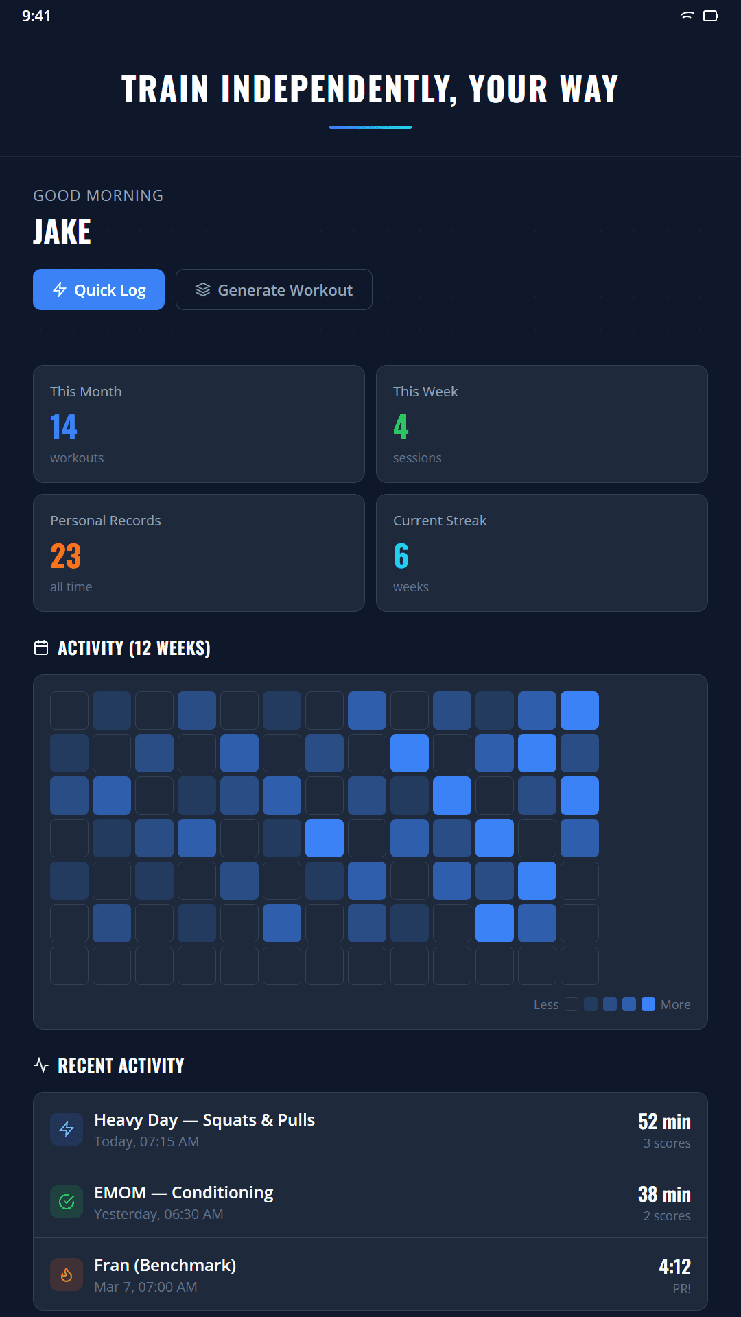 Athlete Portal